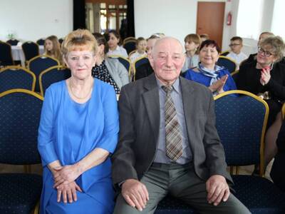 Wręczenie medali z okazji 50 lat pożycia małżeńskiego