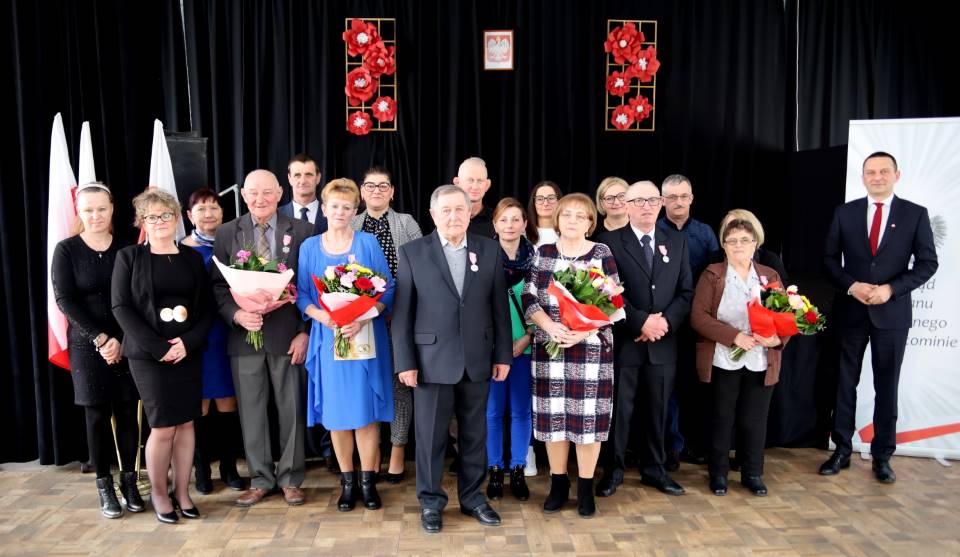 Wręczenie medali z okazji 50 lat pożycia małżeńskiego