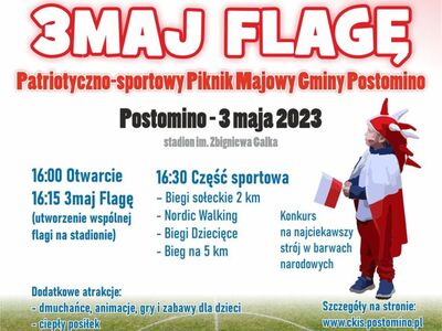 Plakat 3MAJ FLAGĘ