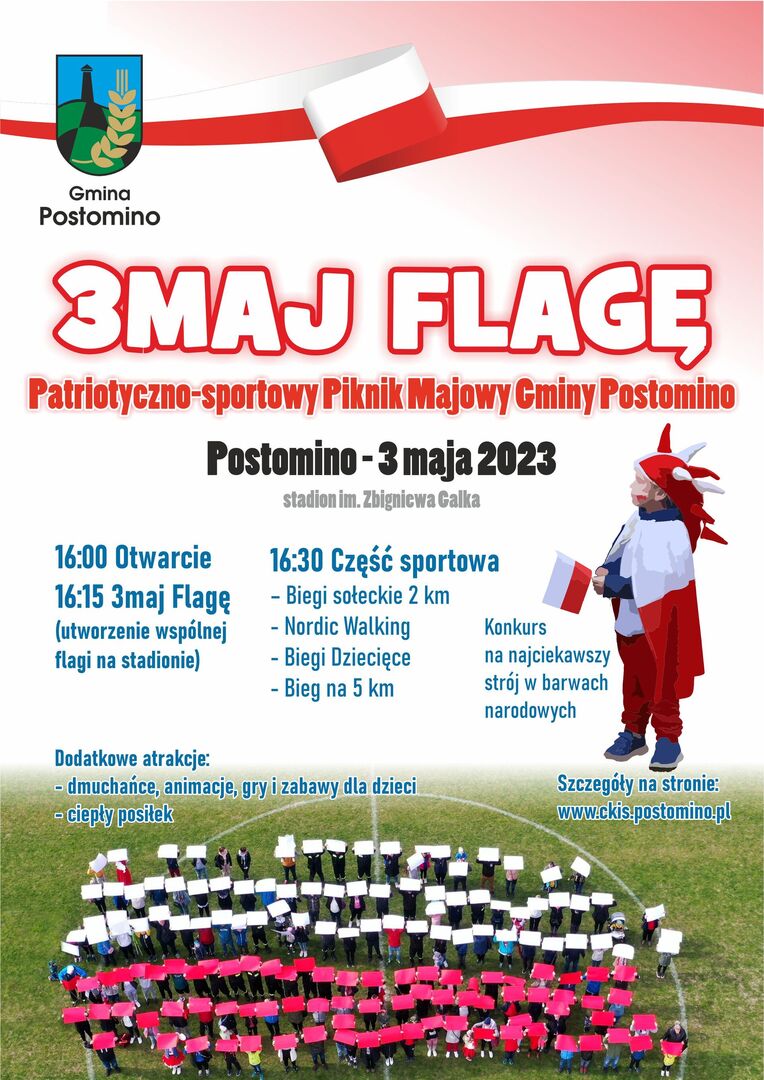 Plakat 3MAJ FLAGĘ