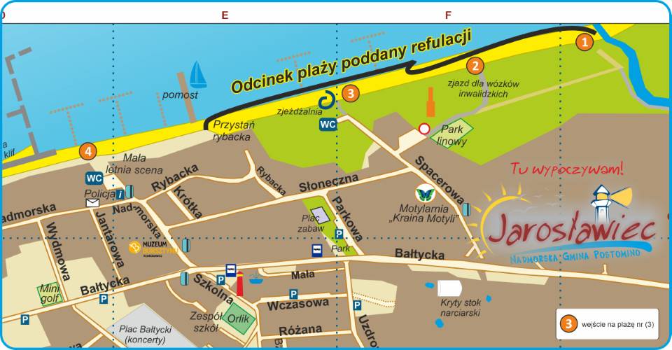 plan Jarosławca - odcinek
