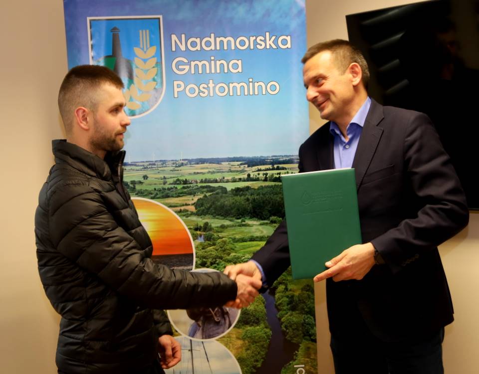 Podpisanie umowy "Ciepłe Mieszkanie"