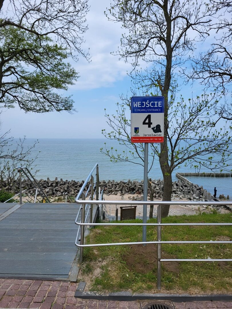 Wejście na plażę nr 4