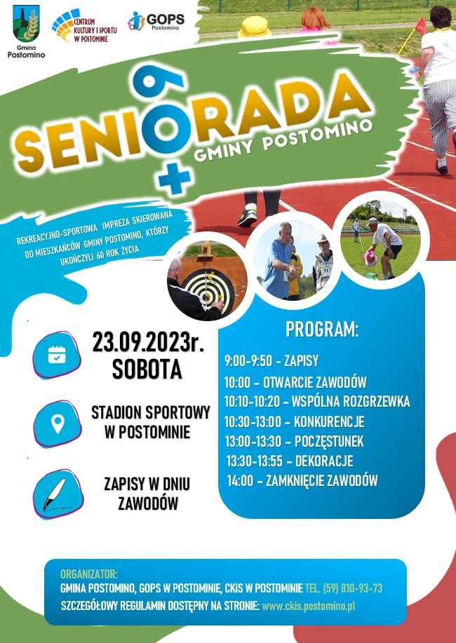 Plakat Seniorada 2023