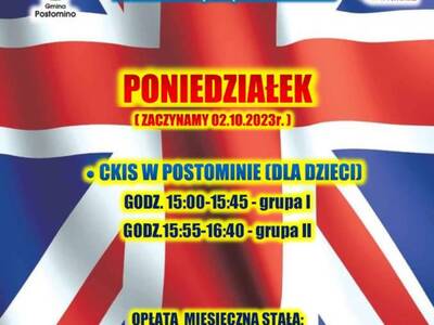 Plakat j. angielski