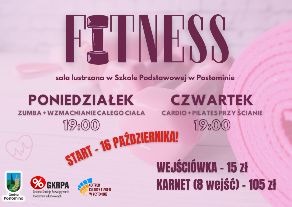 Plakat fitness
