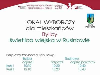 Informacja dot. lokalu wyborczego