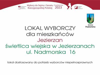 Informacja dot. lokalu wyborczego