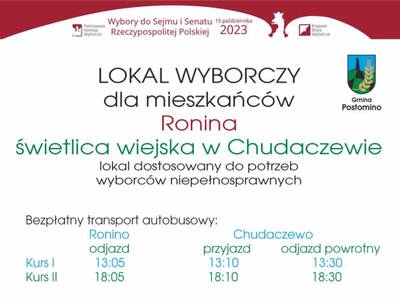 Informacja dot. lokalu wyborczego