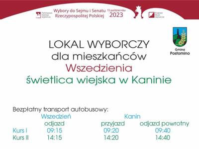 Informacja dot. lokalu wyborczego
