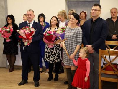 Otwarcie świetlicy wiejskiej w Łącku