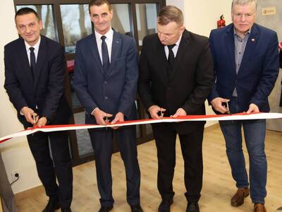Otwarcie świetlicy wiejskiej w Łącku
