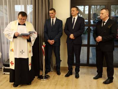 Otwarcie świetlicy wiejskiej w Łącku