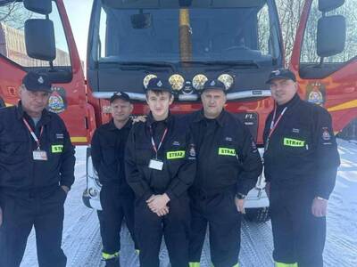 nowy wóz bojowy OSP Pałówko