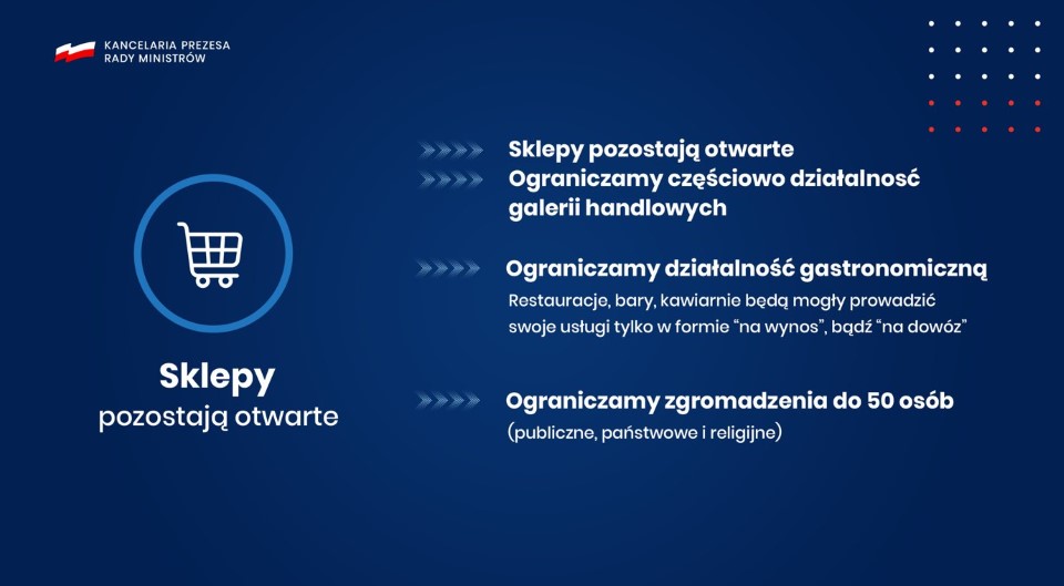 Informacja z kancelarii Premiera