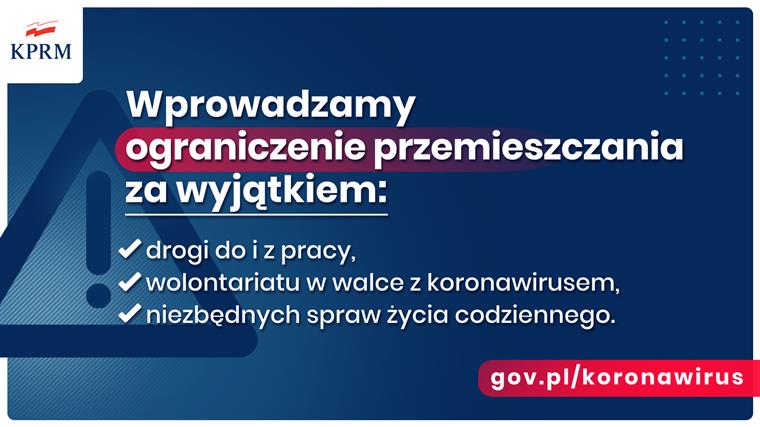 Informacja z kancelarii Premiera