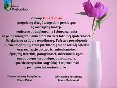Dzień sołtysa życzenia