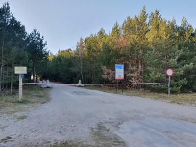 zamknięte wejścia na plażę