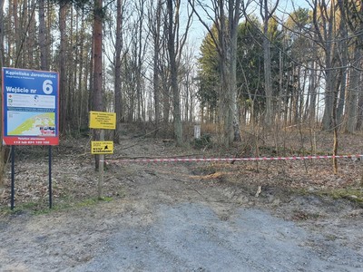 zamknięte wejścia na plażę