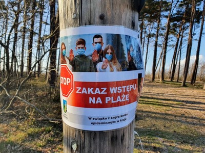 zamknięte wejścia na plażę 1
