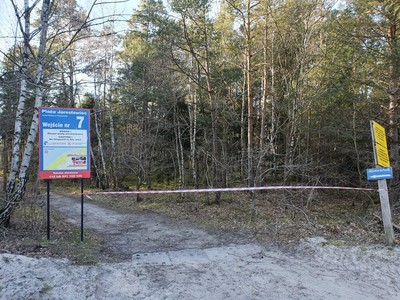 zamknięte wejścia na plażę