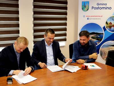 Podpisanie umowy II etap drogi Jarosławiec
