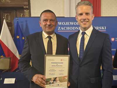 Odebranie podziękowania