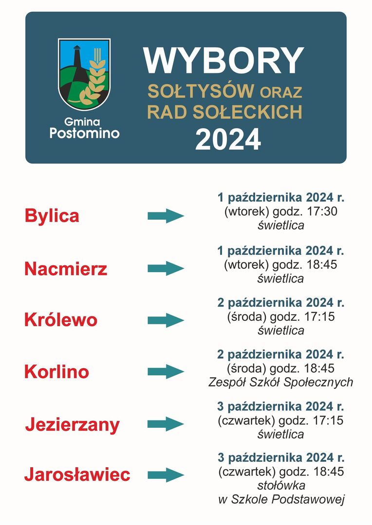 terminy zebrań wiejskich