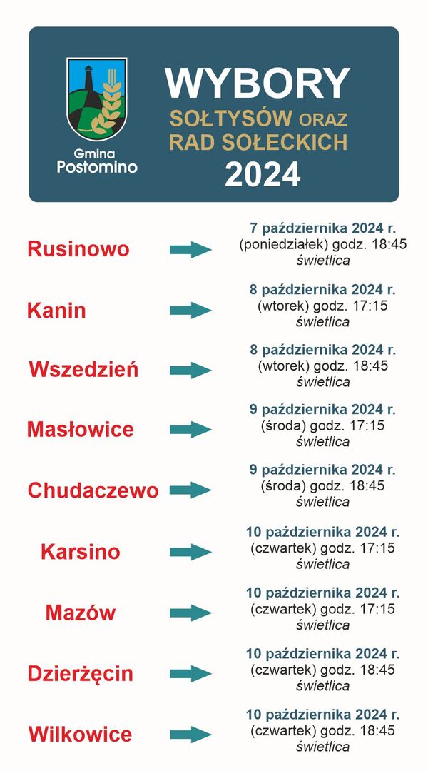 terminy zebrań wiejskich