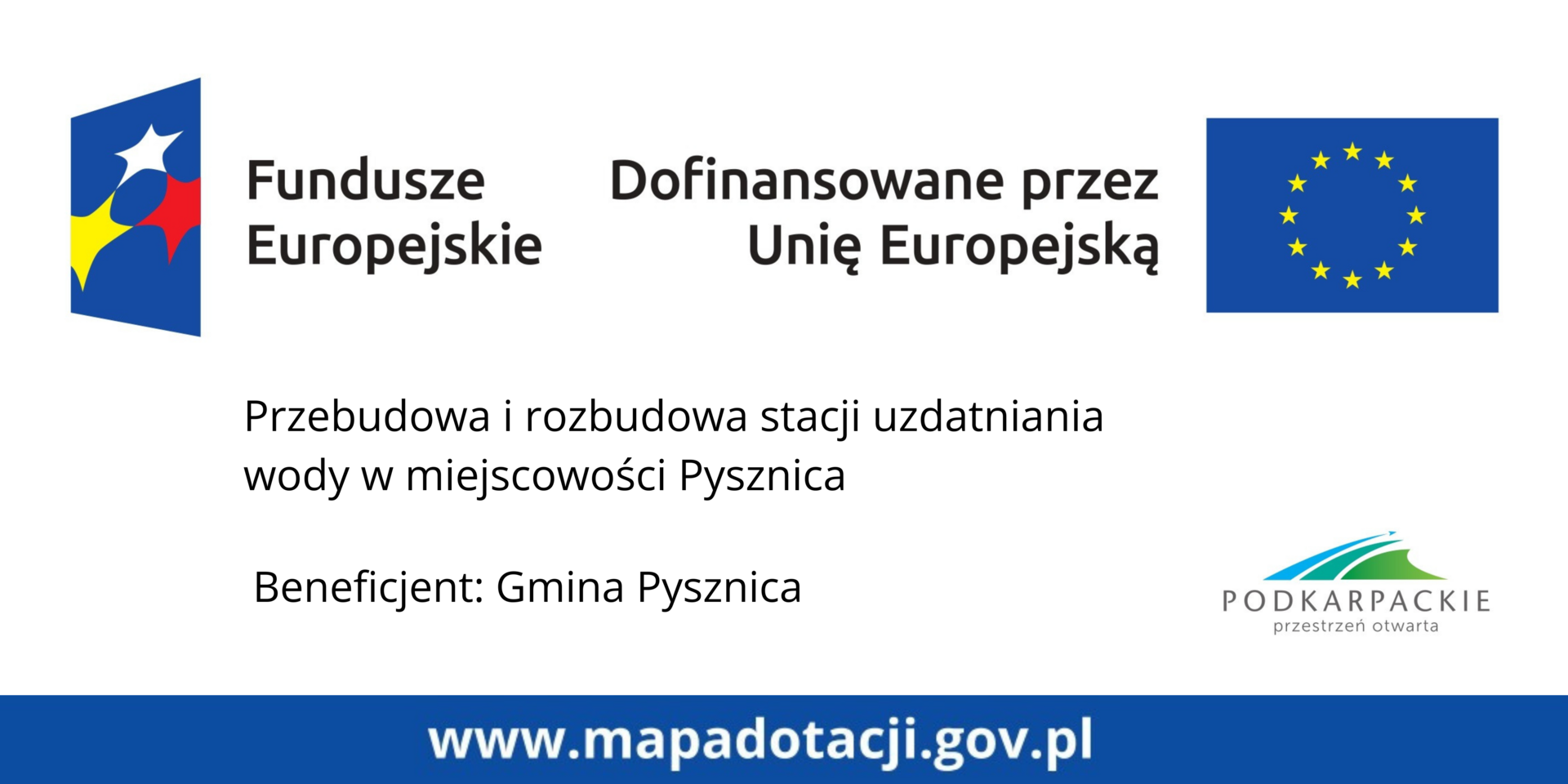 tablica informacyjna o projekcie