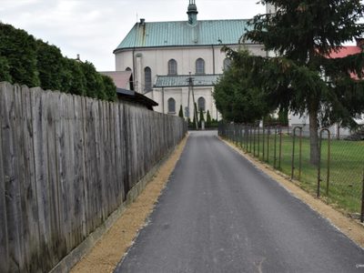 Droga wybudowana ze środków Funduszu Dróg Samorządowych