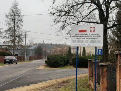 Droga wybudowana ze środków Funduszu Dróg Samorządowych