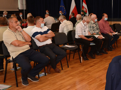 Sesja absolutoryjna w gminie Pysznica - sala widowiskowa w Domu Kultury w Pysznicy