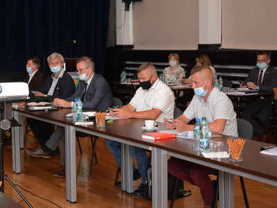 Sesja absolutoryjna w gminie Pysznica - sala widowiskowa w Domu Kultury w Pysznicy