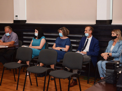 Sesja absolutoryjna w gminie Pysznica - sala widowiskowa w Domu Kultury w Pysznicy