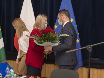 Sesja absolutoryjna w gminie Pysznica - sala widowiskowa w Domu Kultury w Pysznicy