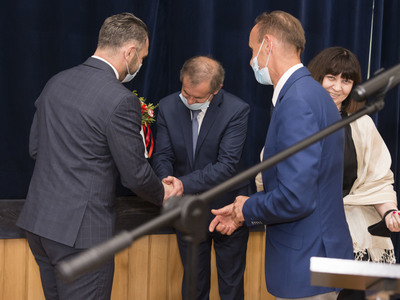 Sesja absolutoryjna w gminie Pysznica - sala widowiskowa w Domu Kultury w Pysznicy