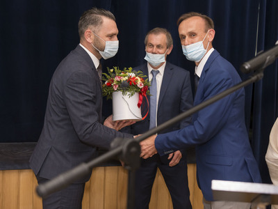 Sesja absolutoryjna w gminie Pysznica - sala widowiskowa w Domu Kultury w Pysznicy