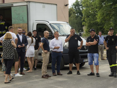 Piknik rodzinny na placu szkolnym PSP w Kłyżowie.