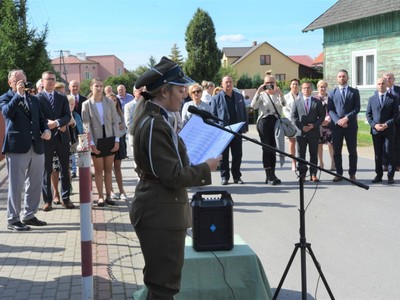 Uroczyste obchody 82 rocznicy śmierci kaprala Franciszka Dziuby w Jastkowicach