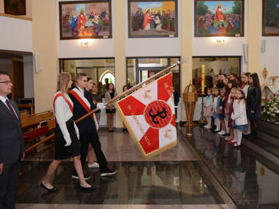 Uroczyste obchody 82 rocznicy śmierci kaprala Franciszka Dziuby w Jastkowicach - Msza Św. w kościele pw. Przemienienia Pańskiego
