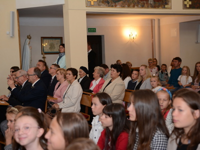Uroczyste obchody 82 rocznicy śmierci kaprala Franciszka Dziuby w Jastkowicach - Msza Św. w kościele pw. Przemienienia Pańskiego