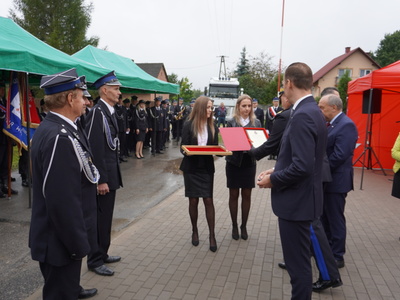 Przekazanie wozu Jednostce OSP Studzieniec