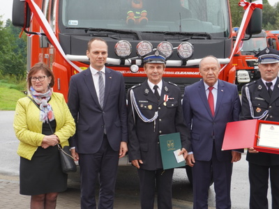 Przekazanie wozu Jednostce OSP Studzieniec