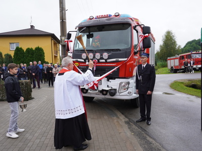 Przekazanie wozu Jednostce OSP Studzieniec