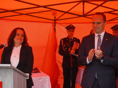 Przekazanie wozu Jednostce OSP Studzieniec