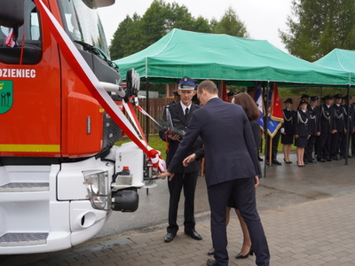 Przekazanie wozu Jednostce OSP Studzieniec