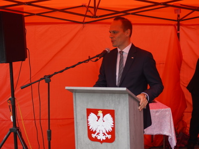 Przekazanie wozu Jednostce OSP Studzieniec