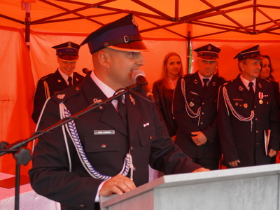 Przekazanie wozu Jednostce OSP Studzieniec