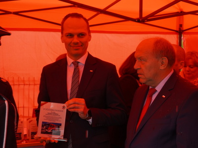 Przekazanie wozu Jednostce OSP Studzieniec